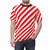 Stylish abstract diagonal striped t-shirt for a modern and trendy look - men front