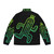 Final Fantasy Cactuar Puffer Jacket featuring a minimalist neon cactus design - Back