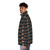 Outer Bank White Border Puffer Jacket - men side left