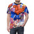 Retro-style Chun Li gaming t-shirt featuring the iconic Street Fighter character - men front