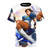 Artwork of the iconic Chun Li character from fighting games on a t-shirt