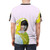 Jungkook inspired bunny design t-shirt, featuring a smiling BTS member Jungkook in a cute, kawaii aesthetic. - men back
