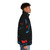 Fighter 1 Puffer Jacket with Ryu's signature Hadoken move from the Street Fighter video game series - men side right