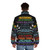 Weirdly specific Glenda puffer jacket with a humorous, quirky design - men back