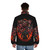 Doom 2 "Fight Like Hell" Puffer Jacket featuring Doomguy, Cyberdemon, and Cacodemon - men back