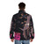 Fight Club-inspired puffer jacket with Tyler Durden smoking dynamite - men back