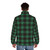 Fife tartan puffer jacket with warm and insulated design - men back