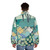 Adventure Time Field of Flowers Puffer Jacket with Finn and Jake - men back