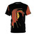 Stylish red dragon graphic printed on a high-quality t-shirt for fantasy enthusiasts
