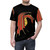 Stylish red dragon graphic printed on a high-quality t-shirt for fantasy enthusiasts - men front