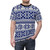 Knitted Christmas sweater pattern design on a t-shirt - men front