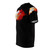Red Burning Flag Graphic Design T-Shirt - men left