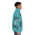 Feminist Killjoy Puffer Jacket featuring a mermaid and legendary animal design - men side right