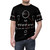Rebel Playbook Graphic T-shirt with Sci-Fi Football Diagram Design - men front