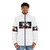 Rabbit The Superhero Puffer Jacket with focus keyword rabbit superhero puffer jacket - men front