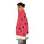 Watermelon patterned puffer jacket with abstract geometric design - men side left
