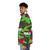 Watermelon camo puffer jacket with vibrant 4Loko design - men side left