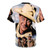 Retro illustrated t-shirt design featuring the iconic image of John Wayne, the classic American movie star and cowboy. - Back