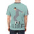Retro 80s style t-shirt featuring Peewee Herman inspired tequila artwork - men back