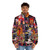 Watchmen Collage Puffer Jacket featuring characters from the acclaimed comic book and movie - men front