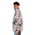 Fear City Psychedelic Puffer Jacket with Anime-Inspired Funky Design - men side left