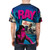 Graphic T-shirt design featuring Ray Charles, the legendary blues, soul, and R&B musician. - men back