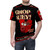 Chop Suey inspired all-over print t-shirt with System of a Down logo and horror elements - men front