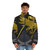 Destiny Futuristic Armour Puffer Jacket featuring a Warlock design - men front