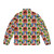 Warhol-inspired checkered puffer jacket featuring The Monkees band members - Back