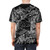 Stylish t-shirt featuring a bold raven graphic in a dark, gothic design. - men back