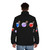 Puffer jacket with fantasy potion design, perfect for RPG game fans - men back