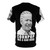 Funny AOP t-shirt featuring a caricature of Joe Biden with the text "Cornpop Was A Bad Dude" - Back