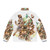 Crystal puffer jacket with fantasy rpg design - Back