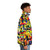 Happy Mondays Puffer Jacket, featuring the iconic band's logo and a stylish winter coat design - men side right