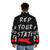 Massachusetts puffer jacket with state pride design - men back