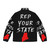 Maine puffer jacket with state flag design - Back