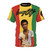 Jimmy Cliff inspired graphic t-shirt with reggae and rastafarian design