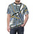 T-shirt featuring abstract, surrealist-inspired artwork in a collage style, inspired by the experimental mixed media techniques of German-American artist Jimmy Ernst. - men front
