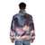 Fallen Angel Puffer Jacket featuring a captivating mythical creature design - men back