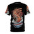 Ramen Dragon Inspired T-Shirt with Kaiju Monster and Japanese Wave Graphic
