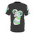 Vibrant and abstract t-shirt design featuring a ram, representing the Aries zodiac sign, surrounded by legendary and mythical animals. - Back
