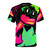 Illustration of Ralsei, the fluffy goat-like monster from the Undertale and Deltarune video games, on a vibrant, rainbow-colored t-shirt.