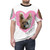 Illustration of a Silky Terrier dog on a custom Valentine's Day t-shirt - men front