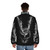 Wake Up Puffer Jacket featuring Donnie Darko imagery - men back