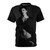 Pedro Pascal black and white portrait graphic t-shirt