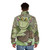 Retro '80s Gummi Bears Toadie Puffer Jacket featuring a whimsical cartoon character - men back