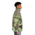 Retro '80s Gummi Bears Toadie Puffer Jacket featuring a whimsical cartoon character - men side right