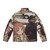 Kyoko Sakura Puffer Jacket with Waifuz N The Hood Design - Back