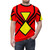 Artistic T-shirt design featuring the iconic spider web emblem of the female superhero Jessica Drew, also known as Spider-Woman. - men front
