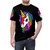 Colorful graphic t-shirt featuring a vibrant rainbow unicorn design - men front